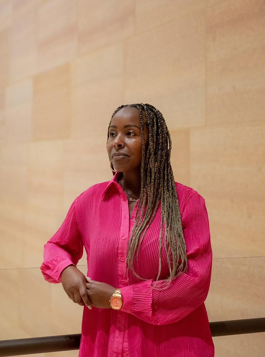 Image of a black woman posing for the camera