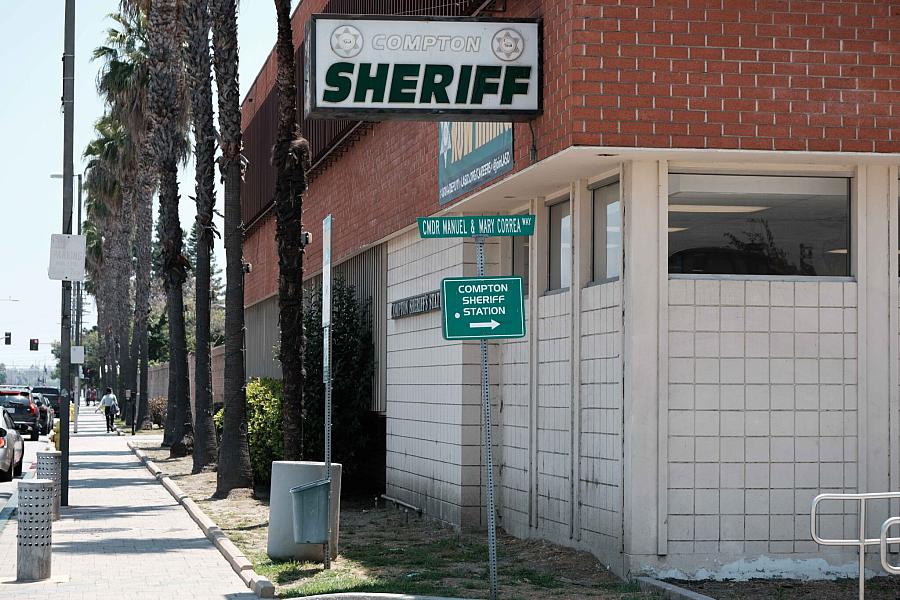 Los Angeles County Sheriff building sign