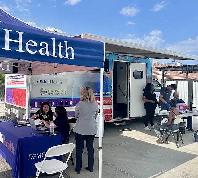 a community health outreach event