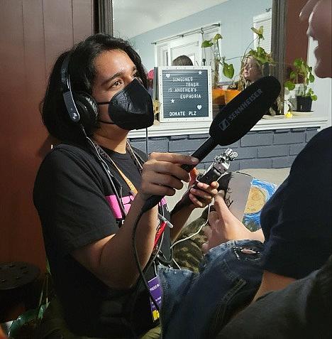 Person in a recording