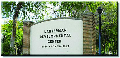 'Lanterman Developmental Center' sign 