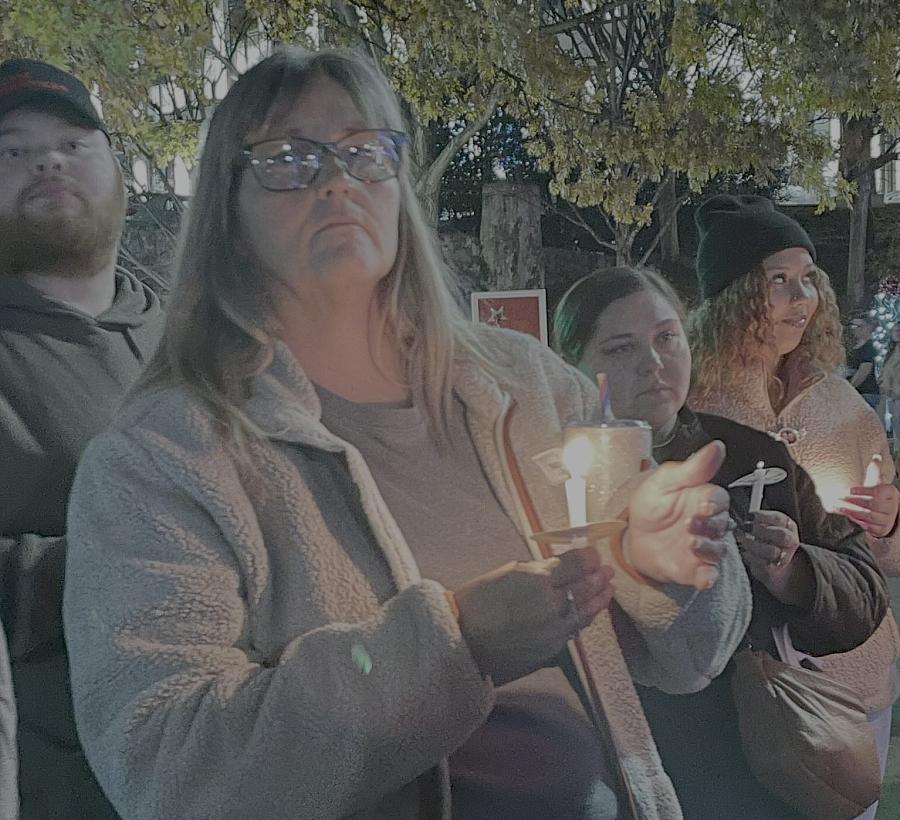 Person Holding a Candle