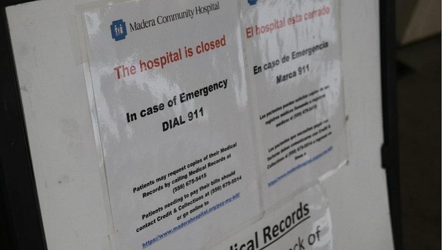 What happens to a community when it loses its only hospital?