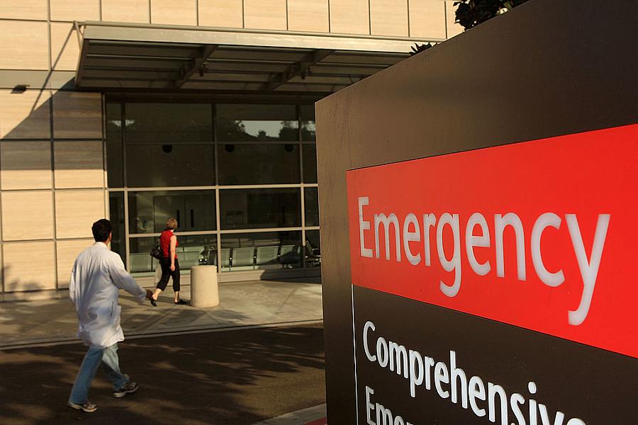 An outside image of an emergency room