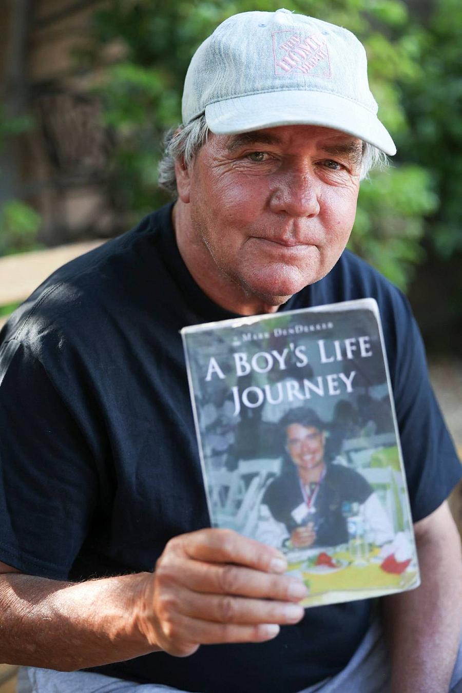 Person holding a book