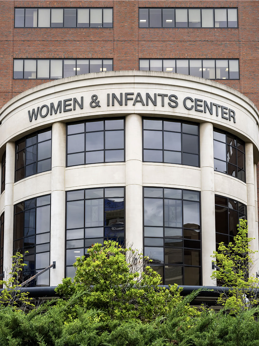 Building with 'Women & Infants Center' sign on it