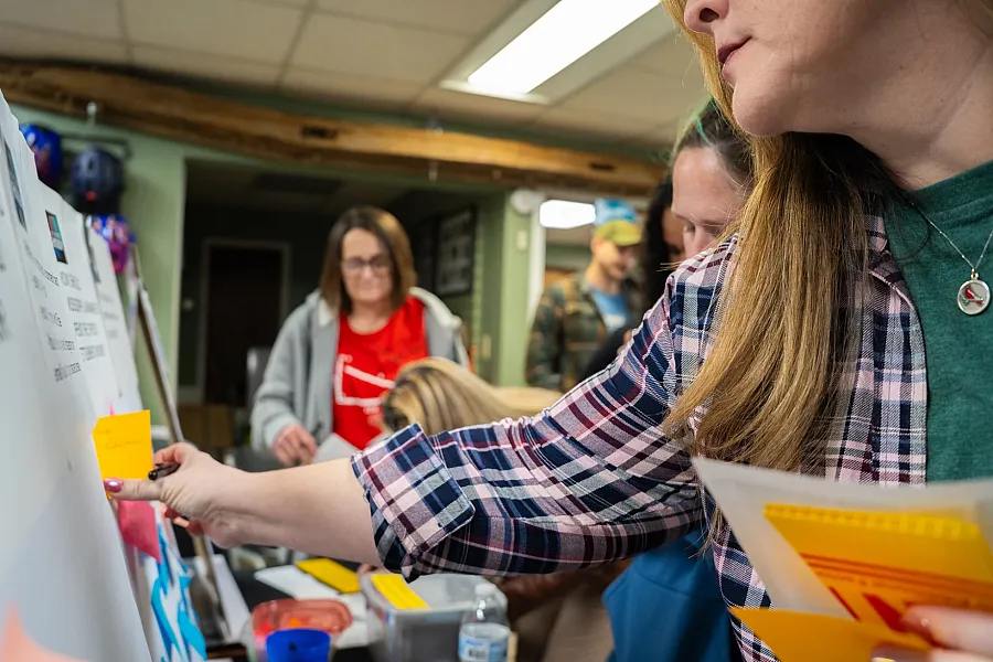 People posting post-it