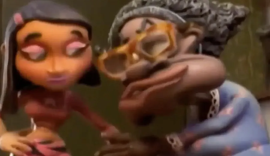 Two cartoon characters