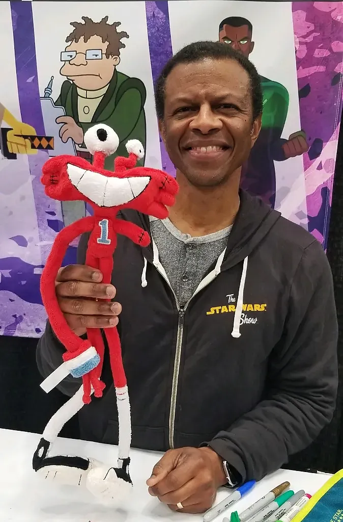 Person holds a toy