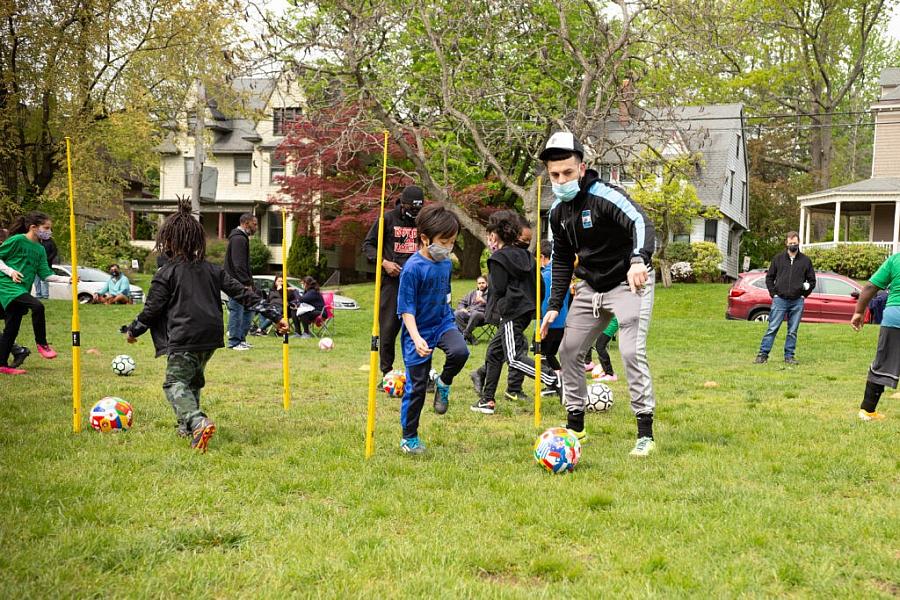 Image of children playing in the park