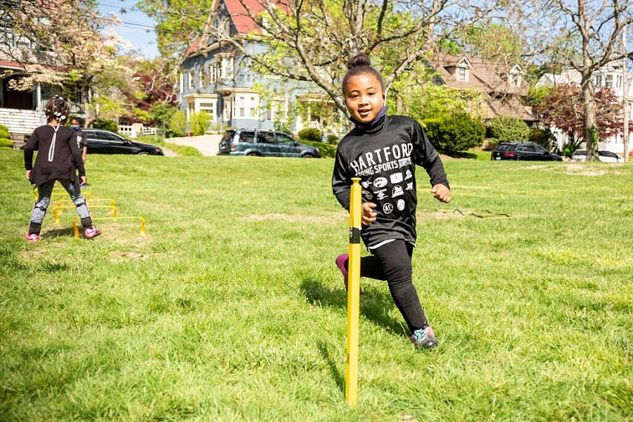 Image of children playing in the park