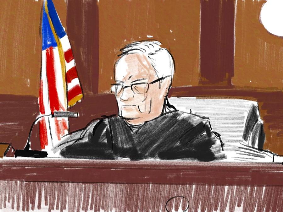 Courtroom sketch 