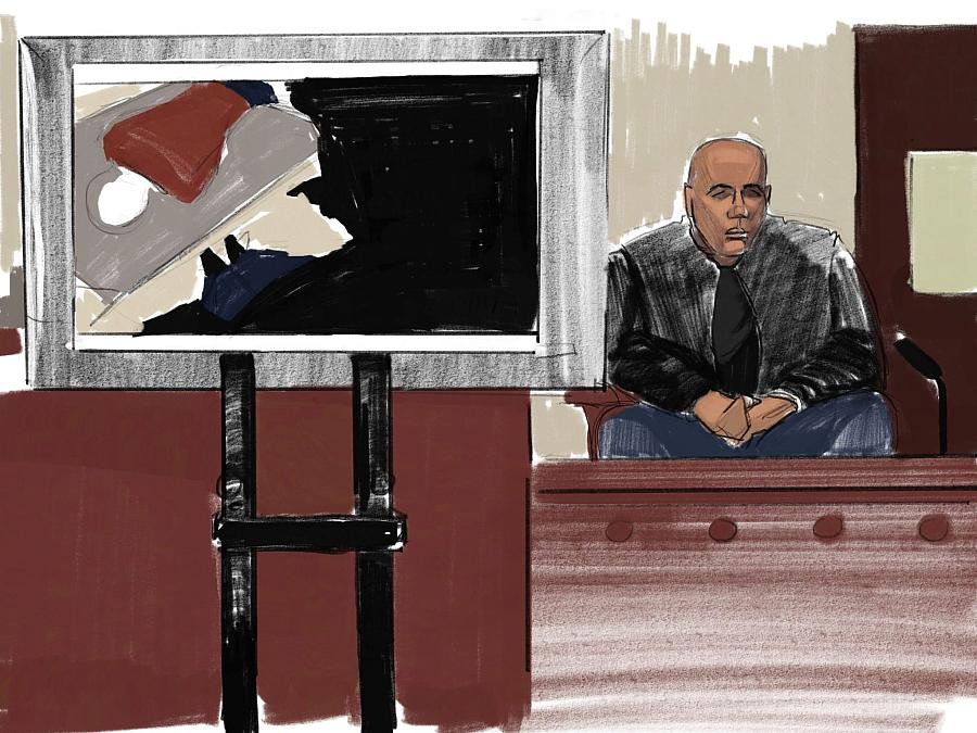 Courtroom sketch 