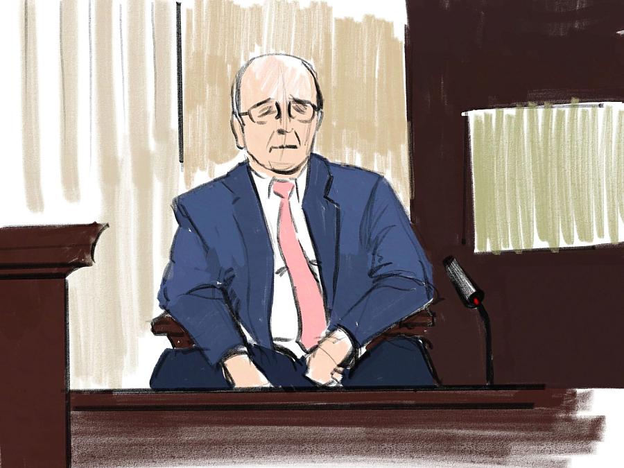 Courtroom sketch 