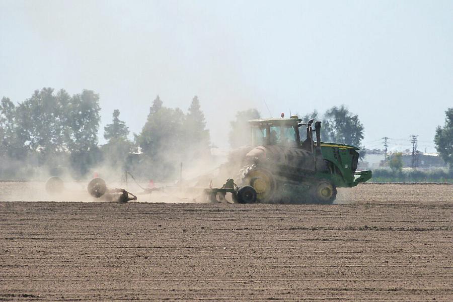 Image of tractor in farm