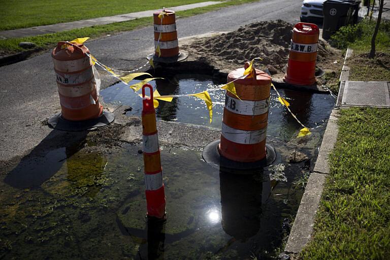 A road under construction being repaired 