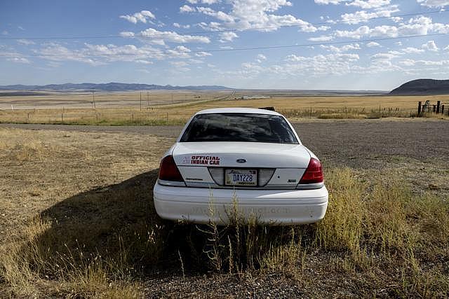 Image of a car from back