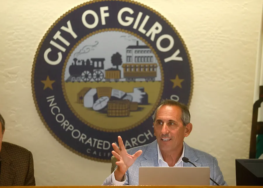 Person at a podium