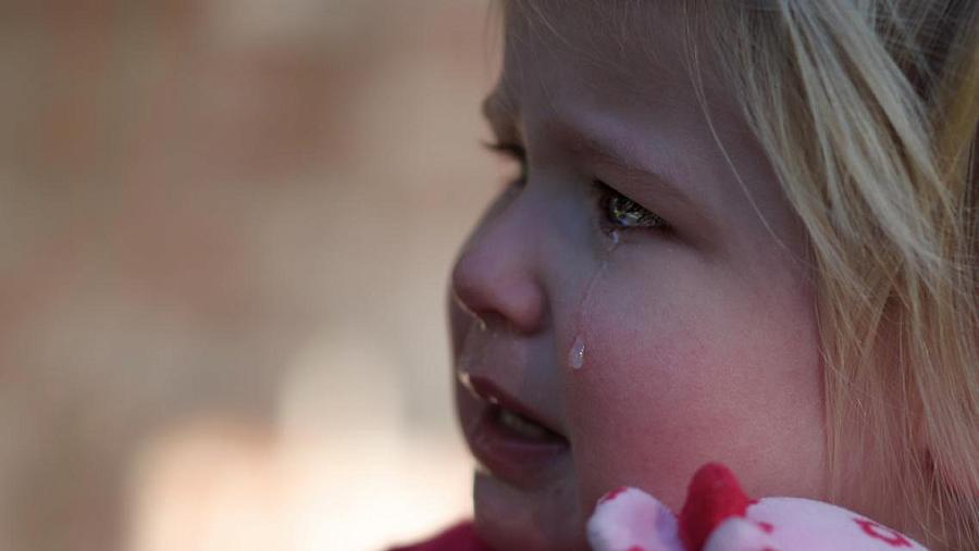 A child crying