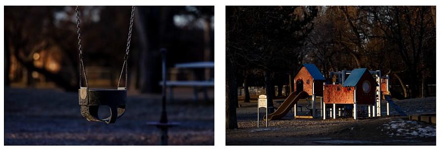 Image of children rides in a park