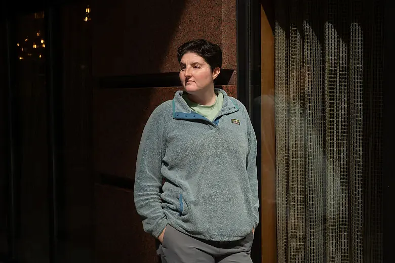 A women standing 