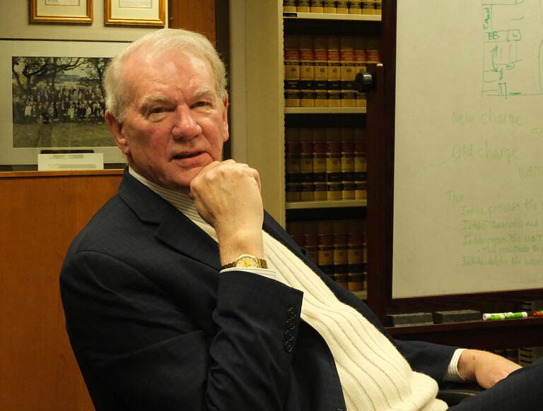 Person sitting on a chair