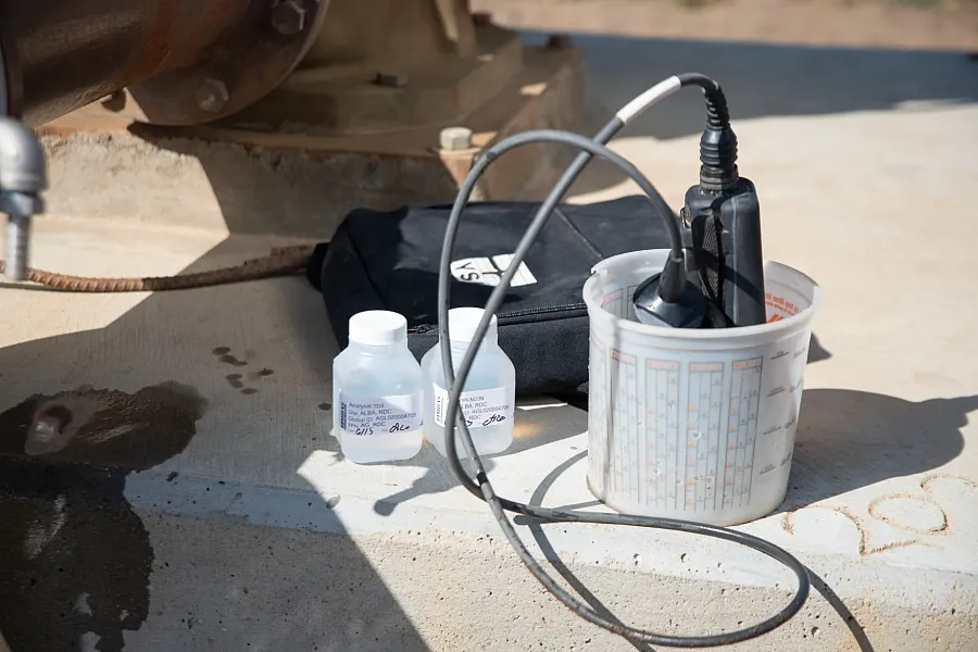 Water quality being tested