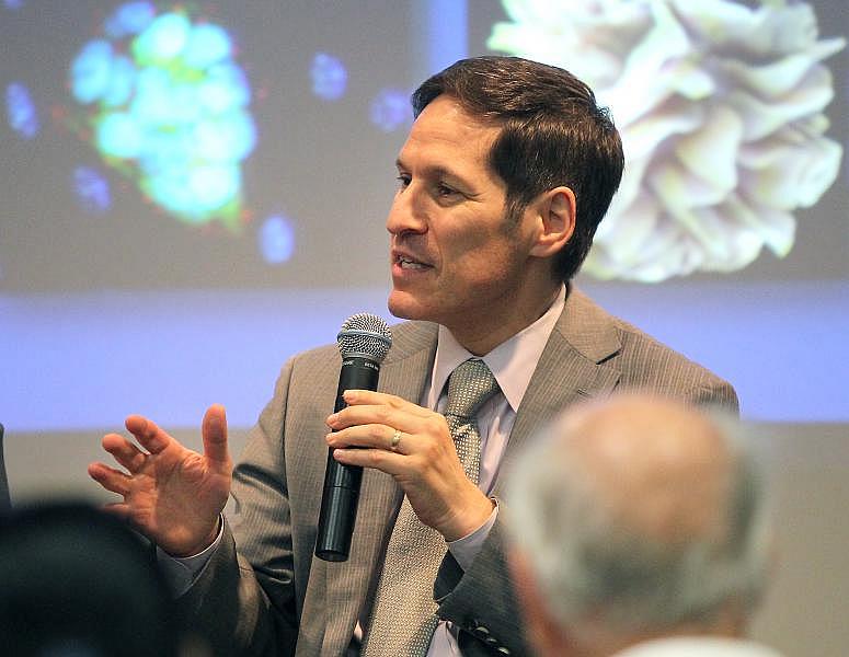 Dr. Tom Frieden, director of the Centers for Disease Control and Prevention, answers questions from valley fever patients during a community forum at the Valley Fever Symposium held in Bakersfield at the Kern County Department of Public Health in September 2013. The symposium sparked multiple efforts to combat valley fever, but a robust public awareness campaign was not one of them. Henry Barrios / The Californian.