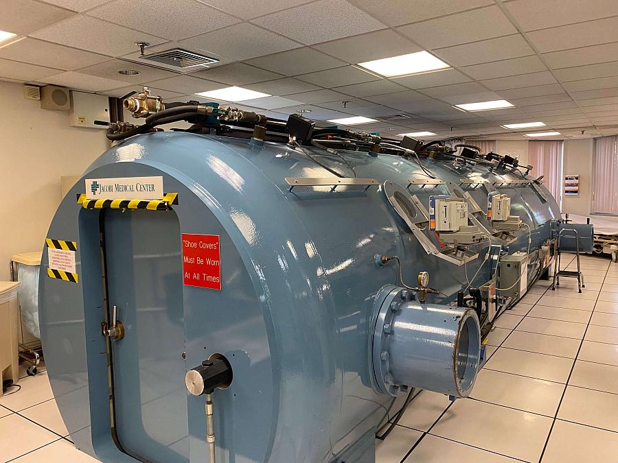 Large pressurized chamber in NYC Health + Hospitals