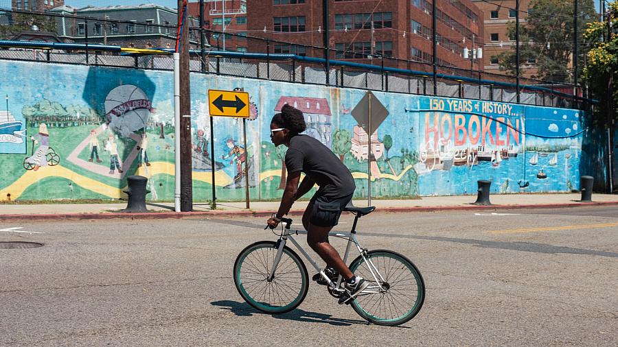 Person on bike