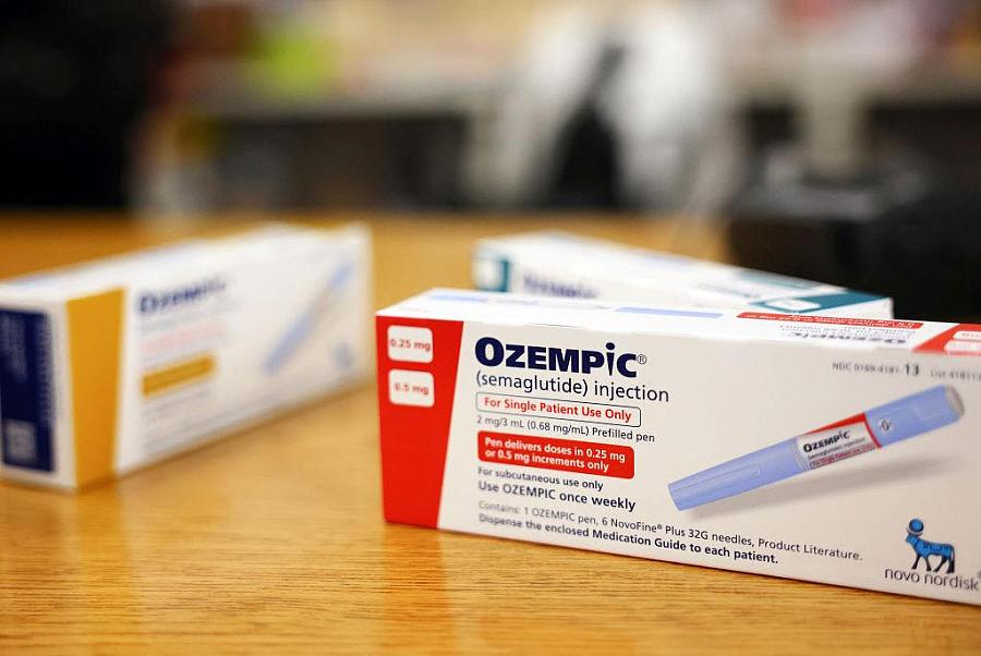 boxes of ozempic on a table