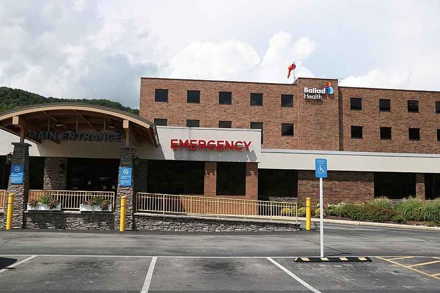 A hospital from outside