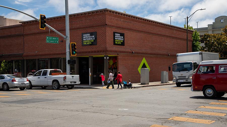 An establishment on a street corner