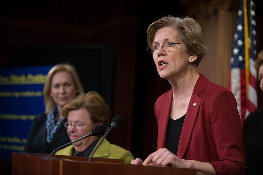 Sen. Elizabeth Warren, shown at an event earlier this year.