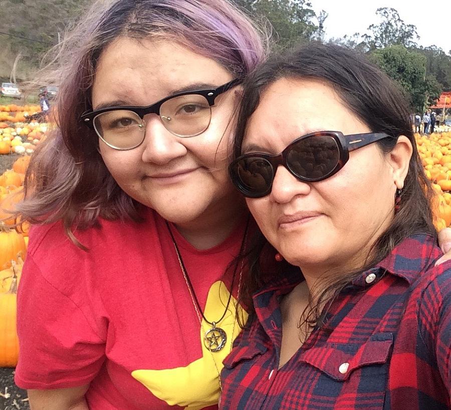 Adela Carranco, left, with her mother Olga Maldonado. Adela’s story of unmet mental health needs helped put a human face on the 