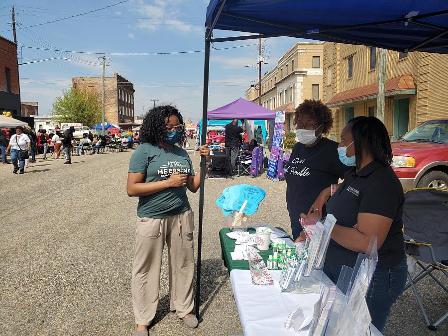 Le'Andrea Anderson Tolbert in Selma, Alabama.