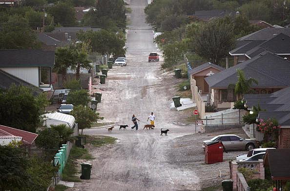 A  “colonia” community in Starr County, Texas.