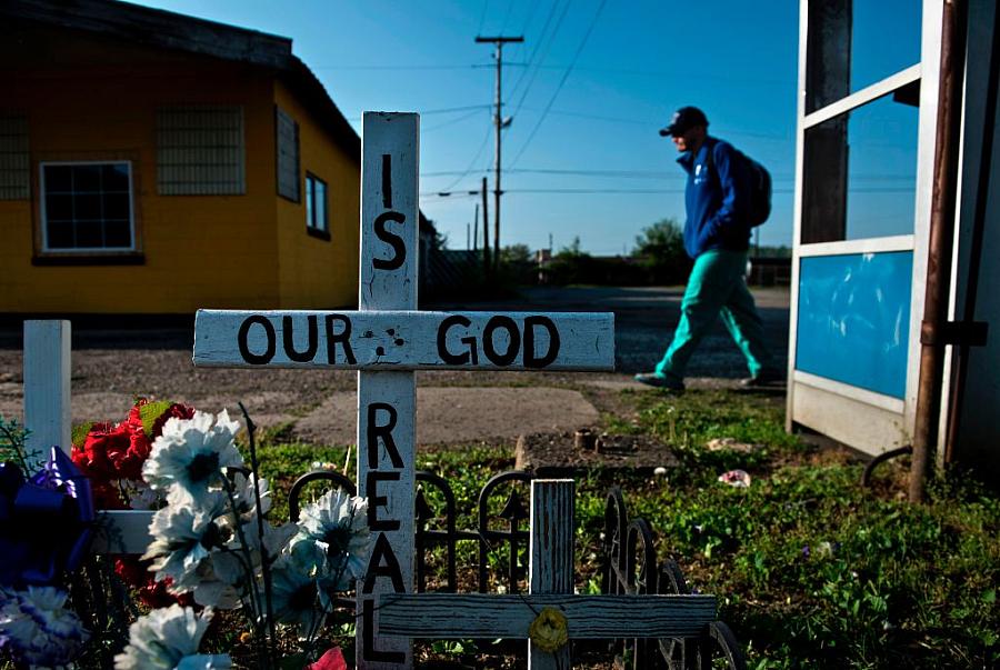 A memorial in Huntington, West Virginia, a city that has suffered devastating losses from the opioid epidemic in recent years. A memorial in Huntington, West Virginia, a city that has suffered devastating losses from the opioid epidemic in recent years.