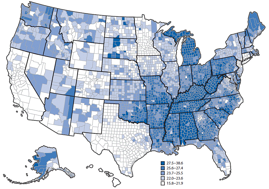 CDC map