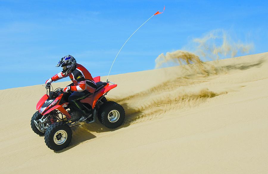 Off-road recreation in the sand dunes.