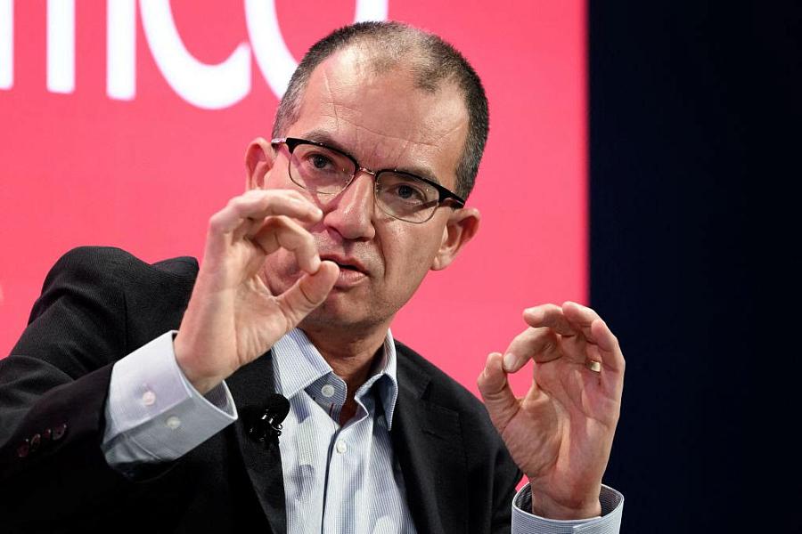 Moderna CEO Stéphane Bancel at the World Economic forum in May 2022. Moderna CEO Stéphane Bancel at the World Economic forum in May 2022.