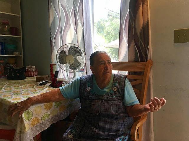 Francisca said that she and her husband were “like animals, hiding from the heat.” They both have heart problems worsened by heat. Her North Hollywood apartment has a window air conditioner that she says is expensive to run, and rats use it to get into the house. Francisca said that she and her husband were “like animals, hiding from the heat.”