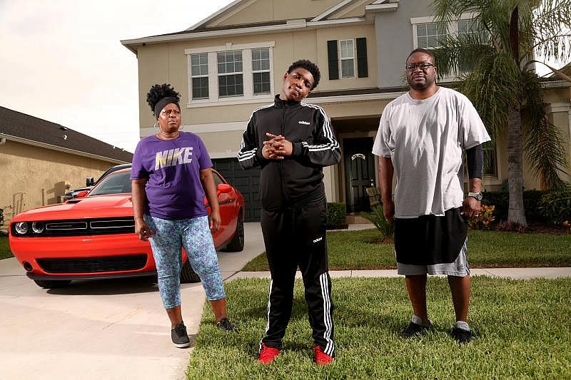 Da’Marion Allen, who has developmental disabilities and touch sensitivity, is a target of the Pasco Sheriff’s Office. He lives with his grandparents, Michelle and Terrance Dotson. DOUGLAS R. CLIFFORD | Times