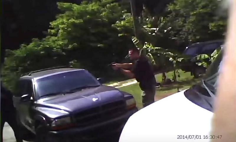 Body-camera footage obtained by the Times showed officers firing at an unarmed Black man during a small-scale drug bust in 2014. The video contradicted the reason deputies had previously given for the fatal shooting. Pasco Sheriff’s Office body-camera footage Body-camera footage obtained by the Times showed officers firing at an unarmed Black man during a small-scale drug bust in 2014. The video contradicted the reason deputies had previously given for the fatal shooting. Pasco Sheriff’s Office body-camera footage
