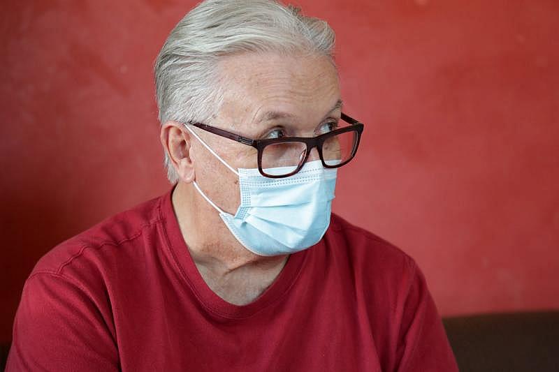 Lee Fournier sits in his hotel room provided by Project Roomkey on Sunday, October 11, 2020, at Rodeway Inn & Suites in Indio, Calif. Project Roomkey is an effort by the state to house individuals experiencing homelessness during the COVID-19 pandemic. VICKIE CONNOR/THE DESERT SUN