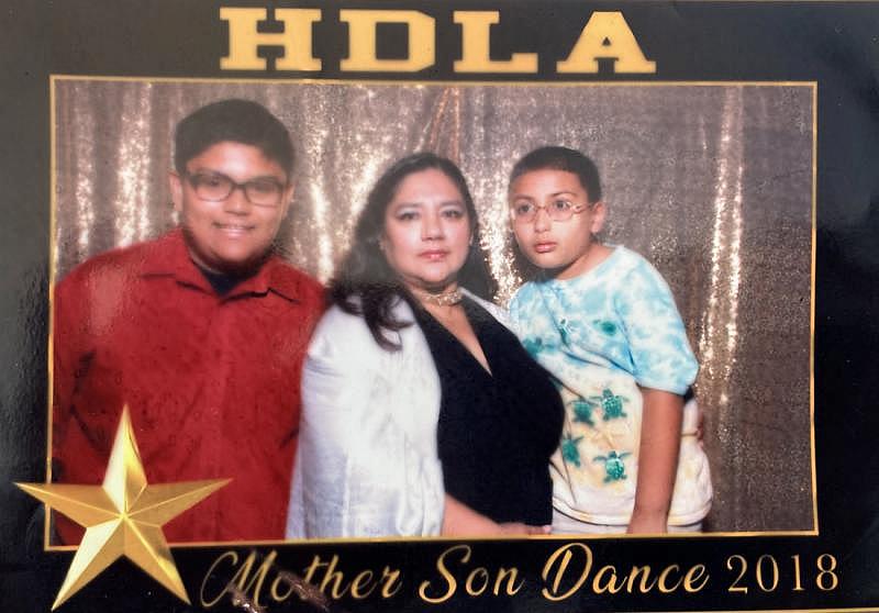 Nora Vazquez with her two sons Jose De Jesus and Alejandro. Photo courtesy of Nora Vazquez.