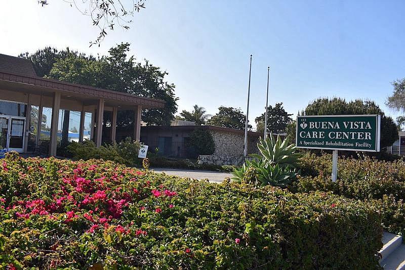 Buena Vista Care Center at 160 S. Patterson Ave. in Santa Barbara. Buena Vista reported a large outbreak in December, with more than 70 positive residents and nearly 60 positive workers. (Brooke Holland / Noozhawk file photo)