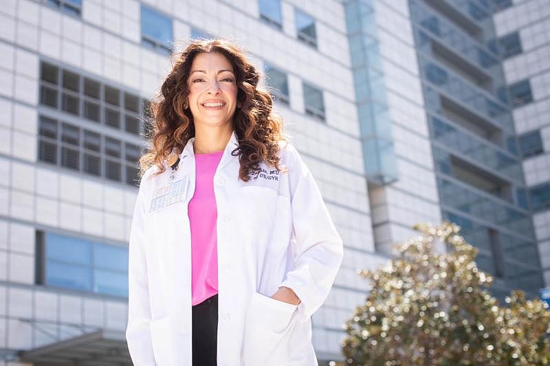 Obstetrics Service Chief Dr. Mya Zapata says the birth center at Ronald Reagan UCLA Medical Center in Westwood supports all births from hypnotic to high-risk births. (Photo by Sarah Reingewirtz, Los Angeles Daily News/SCNG)