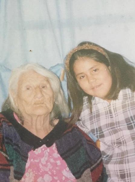 PICTURED: Janis and her late great grandmother, Emma Breast-Zimiga, who was a survivor of St. Francis Mission boarding school on the Rosebud Indian Reservation. (Photo: Courtesy of Rachel Janis)