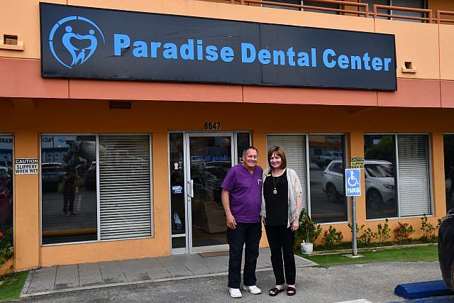 The Krums say presumptive eligibility for Medicaid sparked a huge increase in appointments at Paradise Dental, located on Middle Road, Saipan. 